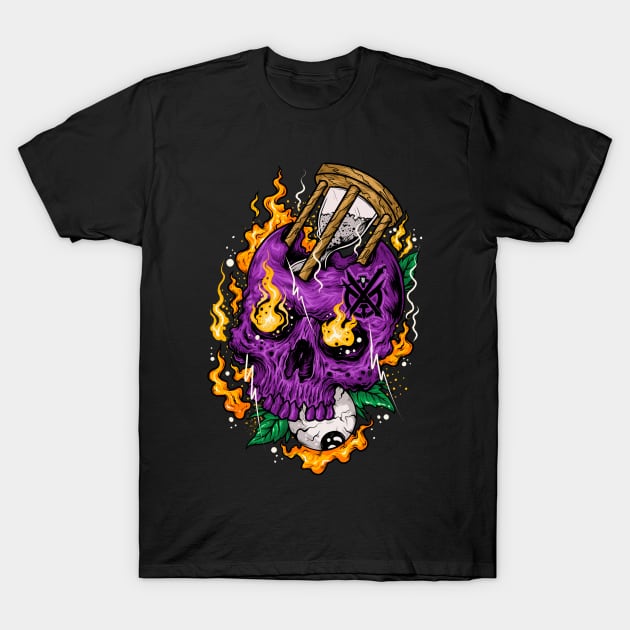 Skull burn T-Shirt by Blunts